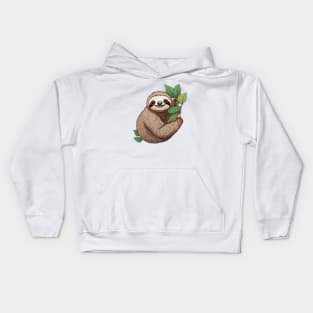 Cute sloths Kids Hoodie